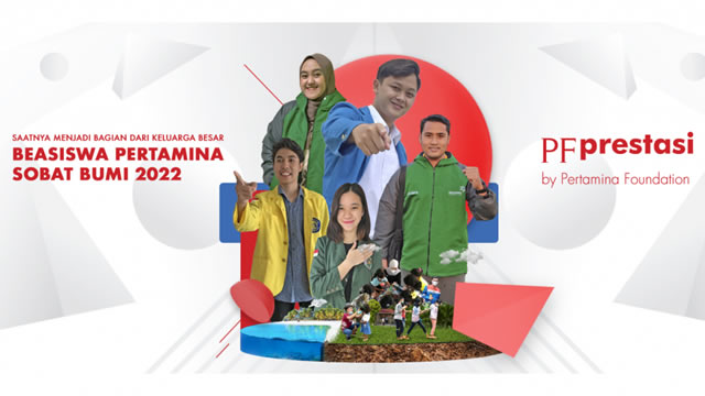 Beasiswa Pertamina Sobat Bumi 2022 untuk Kuliah S1 (Deadline: 17 April 2022)